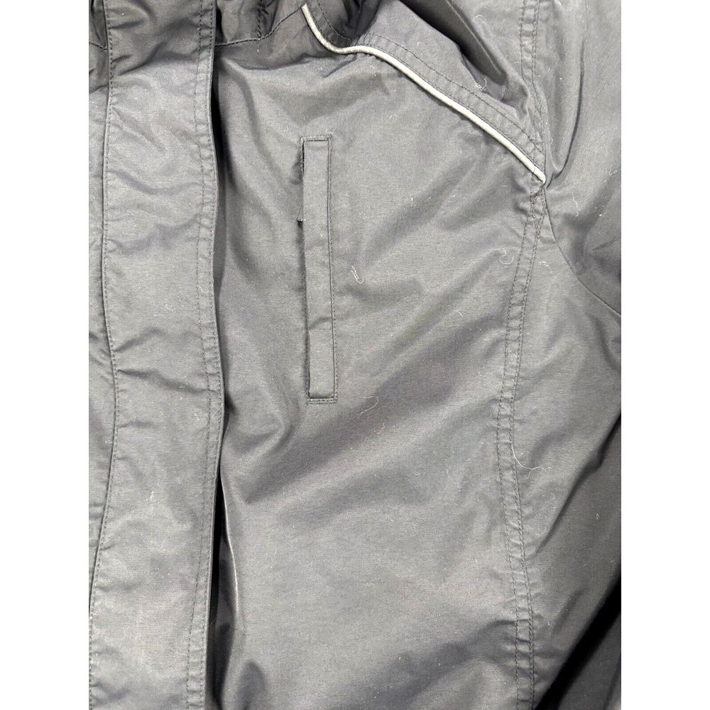 Eddie Bauer WeatherEdge Jacket Men XXL Black Full Zip Hooded Wind Rain - Picture 4 of 11